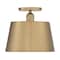 Nuvo Fixture, Semi Flush, 1-Lght, Incandescent, 100W, 120V, A19, Medium Bse, Weight: 6.62 60/7322 - alternate 2